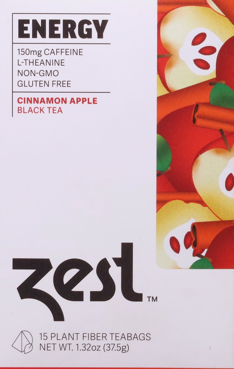 slide 12 of 13, Zest Cinnamon Apple Black Tea 15 Tea Bags, 15 ct