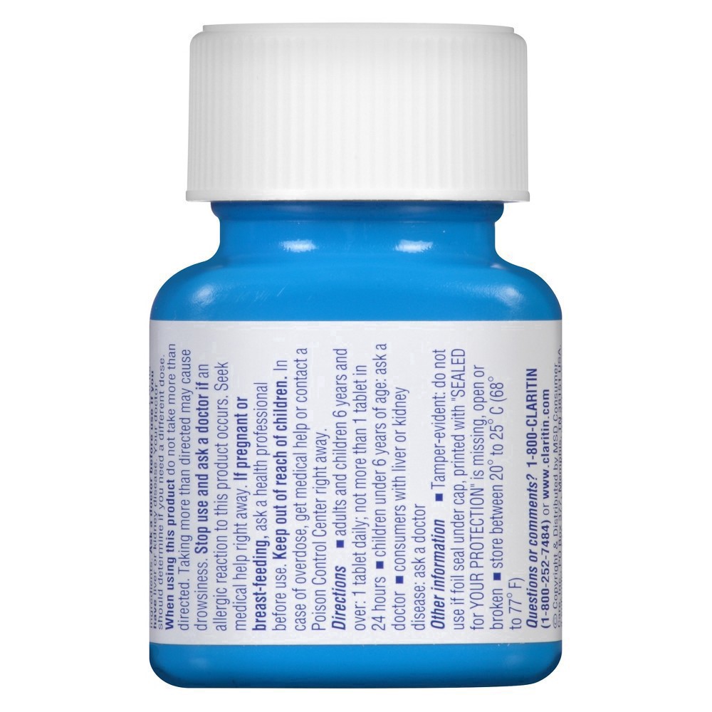 slide 5 of 19, Claritin Antihistamine Tablets Indoor & Outdoor Allergies Prescription Strength 10mg, 30 ct; 10 mg