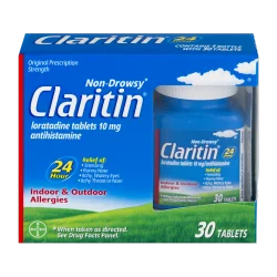 Claritin Antihistamine Tablets Indoor & Outdoor Allergies Prescription Strength 10mg