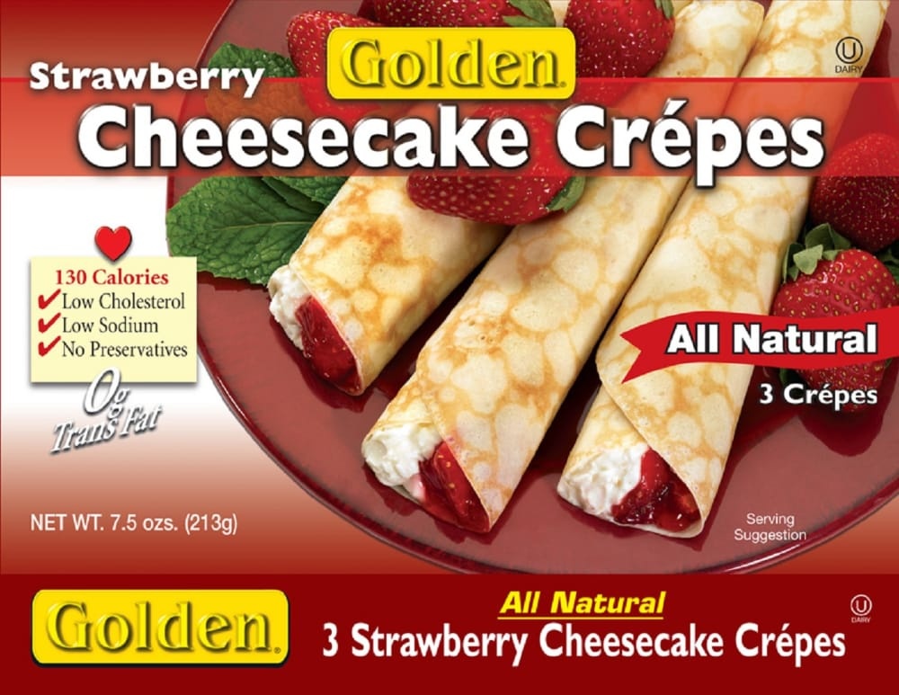 slide 1 of 1, Golden Strawberry Cheese Crepes , 6.75 oz