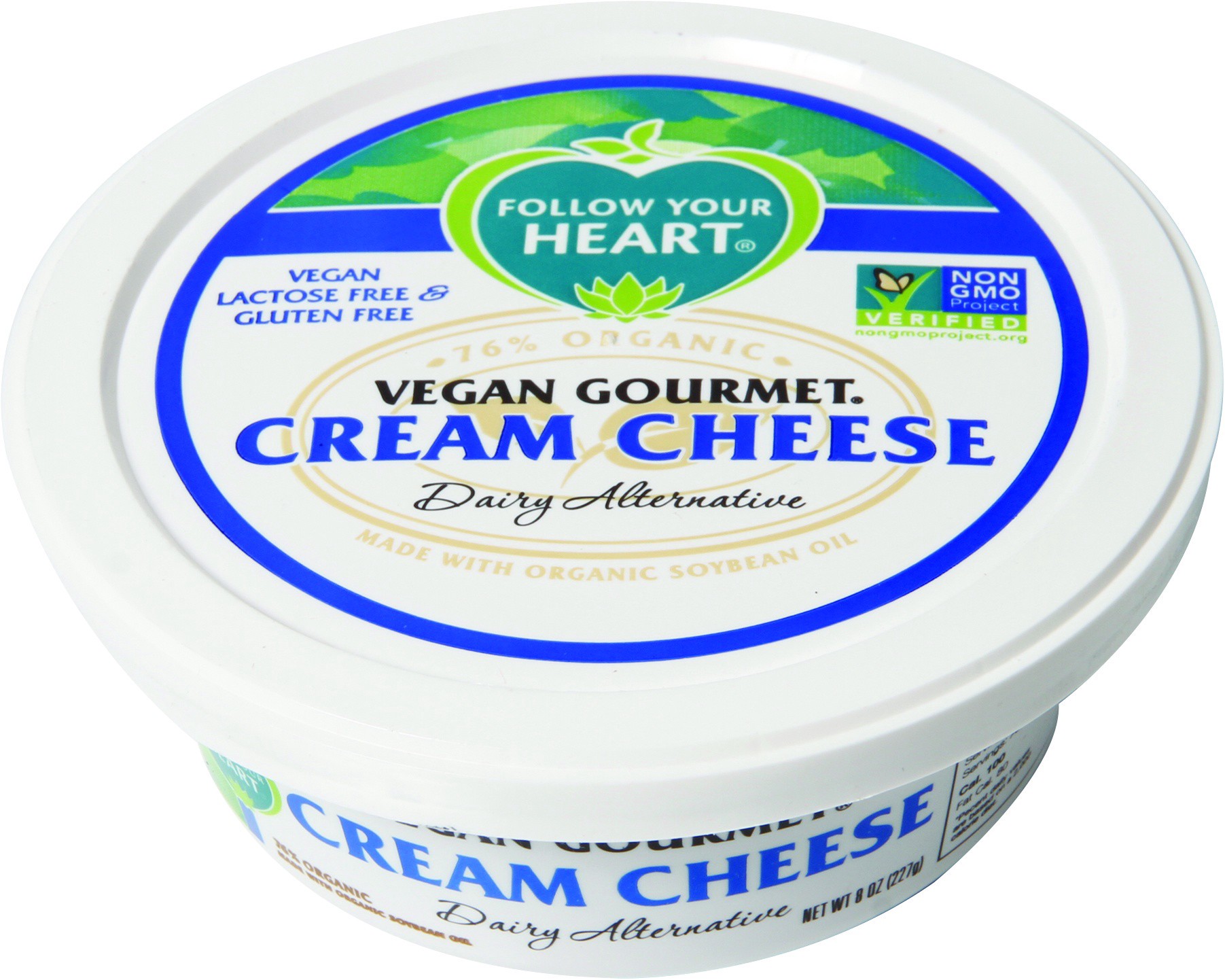 slide 1 of 1, Follow Your Heart Organic Vegan Cream Cheese, 8 fl oz