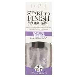 OPI Start to Finish Original Formula Base Coat, Top Coat & Strengthener 0.5 fl oz