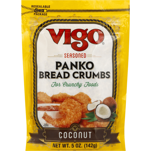 slide 1 of 1, Vigo Coconut Seasoned Panko Bread Crumbs, 5 oz