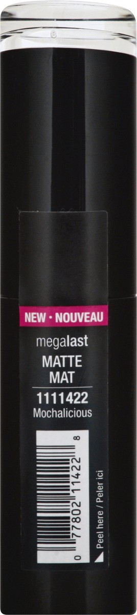 slide 8 of 9, wet n wild Megalast Matte Lip Color - Mochalicious - 0.11oz, 0.11 oz