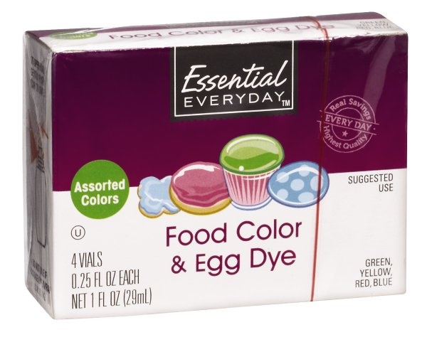 slide 1 of 1, Essential Everyday Assorted Food Color, 4 ct; 1 oz