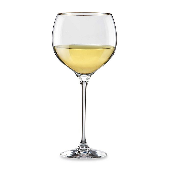 slide 1 of 1, Lenox Eternal Gold Signature Lead Crystal Glass, 16 oz