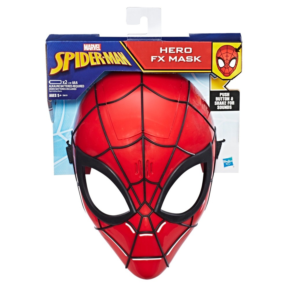 slide 15 of 15, Hasbro Marvel Spider-Man Hero Fx Mask - Red, 1 ct