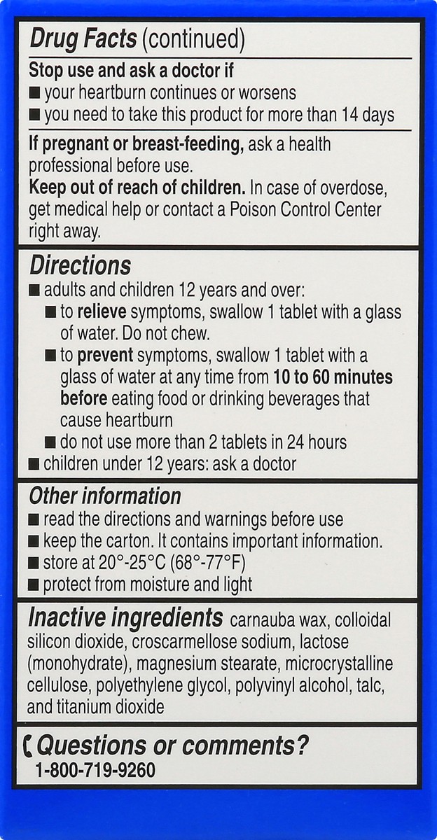 slide 7 of 11, CVS Health Maximum Strength Acid Controller Tablets, 25 Ct, 25 ct; 20 mg
