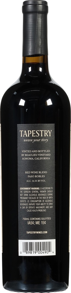 slide 4 of 12, Tapestry Red Blend 750 ml, 750 ml