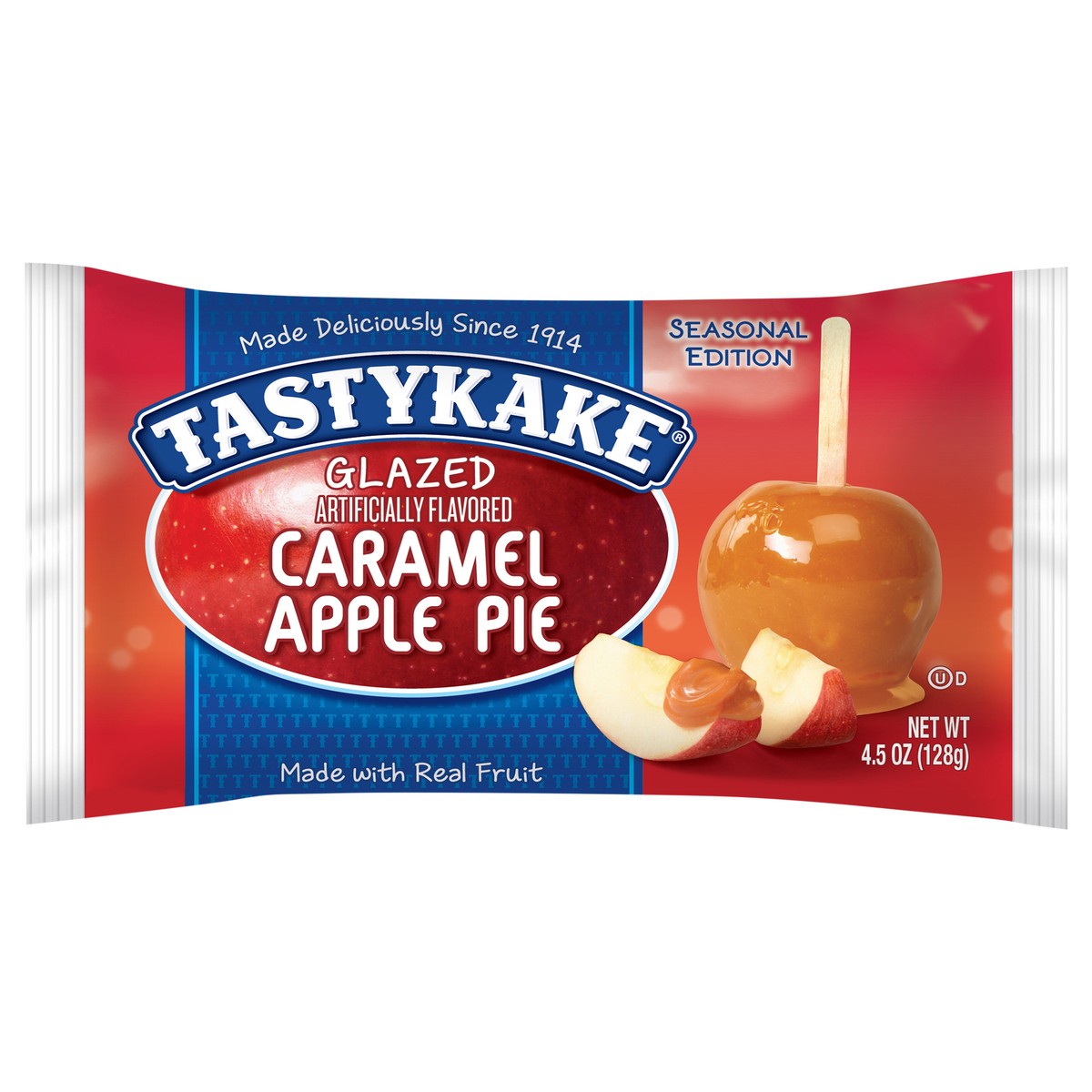 slide 1 of 7, Tastykake Glazed Caramel Apple Pie 4.5 oz, 4.5 oz