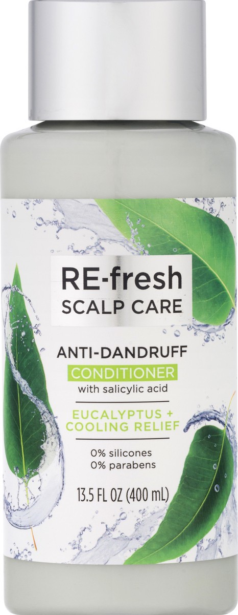 slide 6 of 9, RE-fresh Anti-Dandruff Conditioner Eucalyptus & Cooling Relief, 13.5 oz, 13.5 fl oz