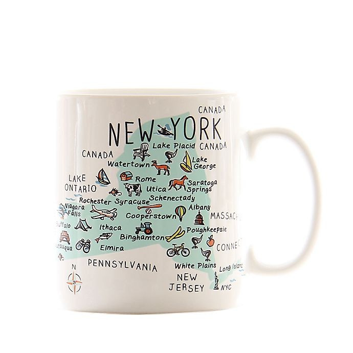 slide 1 of 1, 222 Fifth My Place New York State'' Jumbo Mug'', 1 ct