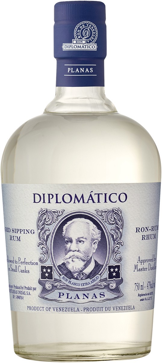 slide 3 of 3, Diplomático Planas Rum, 750 mL, 94 Proof, 750 ml