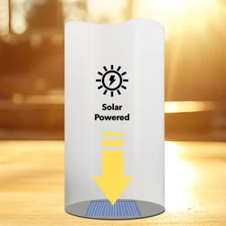 Essential Solar Outdoor Flameless LED Candle XL
