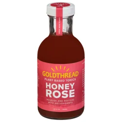 Goldthread Plant Based Tonics Honey Rose Water - 12 fl oz