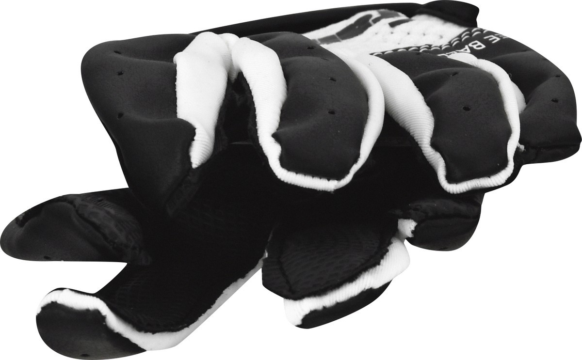 slide 4 of 9, Franklin Youth Classic Batting Glove Black/White Youth Small, SM