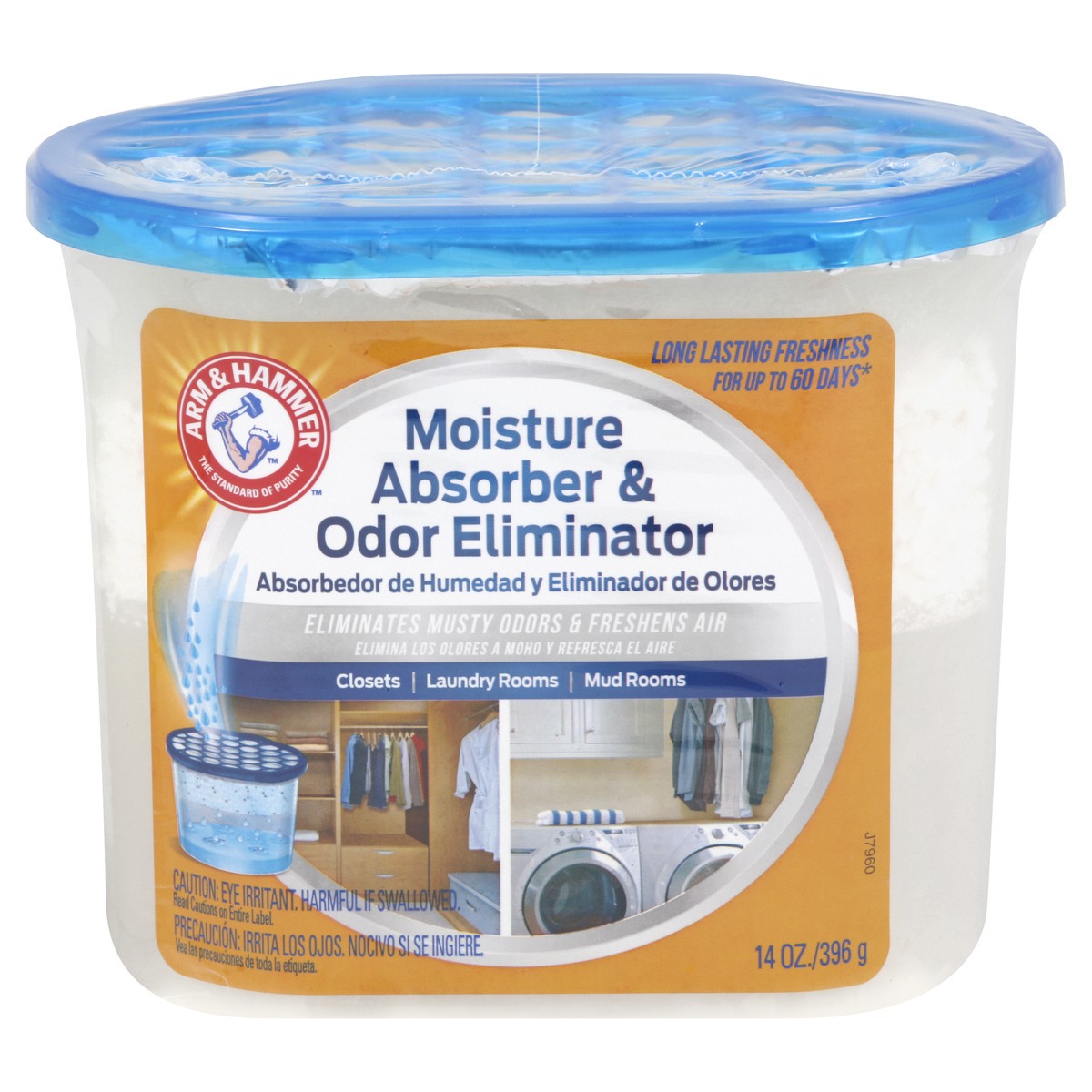 slide 3 of 4, ARM & HAMMER Moisture Absorber & Odor Eliminator 14 oz, 14 oz