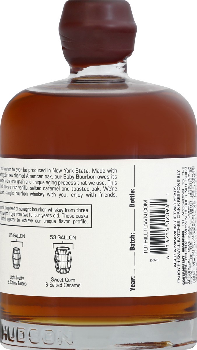 slide 7 of 7, Hudson Baby Bourbon Straight Bourbon Whiskey 750 ml, 750 ml