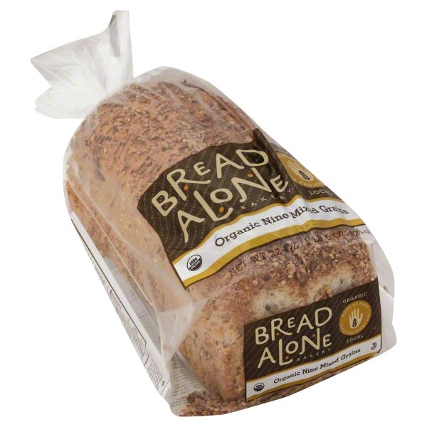 slide 1 of 1, Bread Alone Organic 9 Mixed Grains, 22 oz