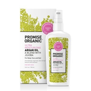 slide 1 of 1, Promise Organic Ultra Moisturizing Argan Oil With Jojoba, 3.4 oz