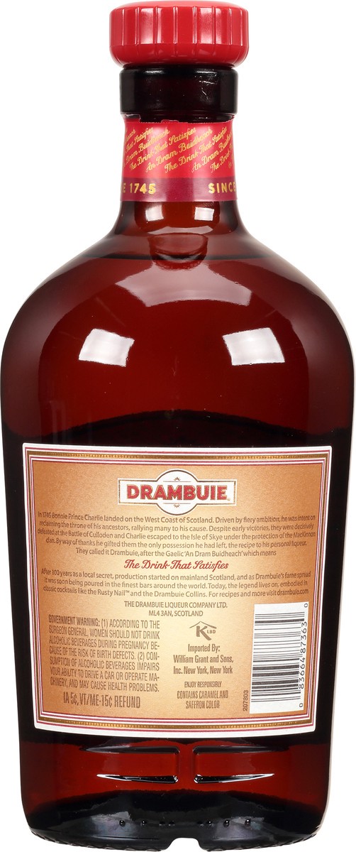 slide 6 of 8, Drambuie Scotch Whisky Liqueur 1L, 1 liter