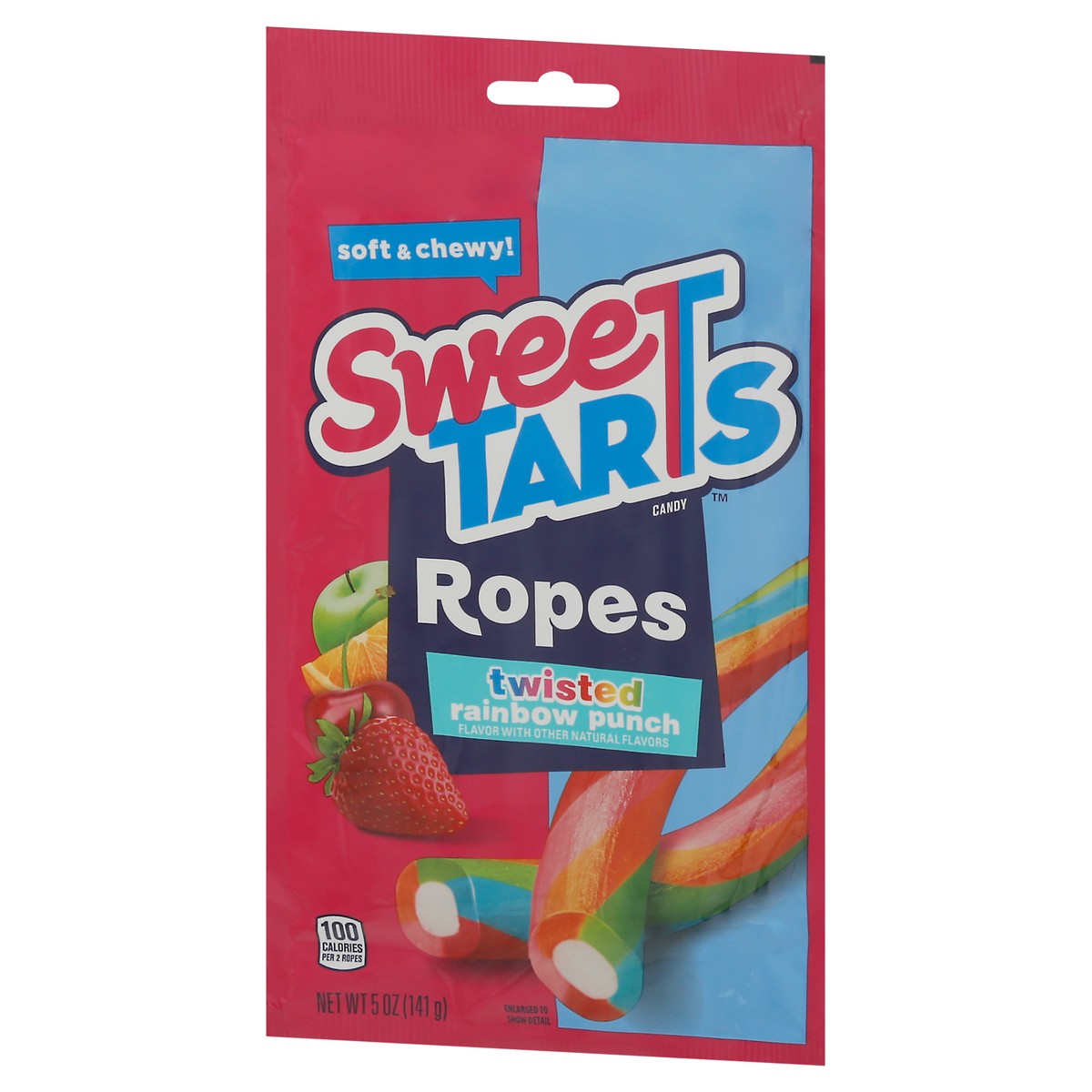 slide 6 of 11, SweeTARTS Ropes Twisted Rainbow Punch Candy 5 oz, 5 oz