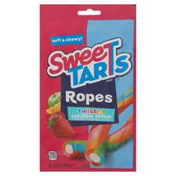 SweeTARTS Rainbow Punch Twisted Rope 5 Ounce Peg