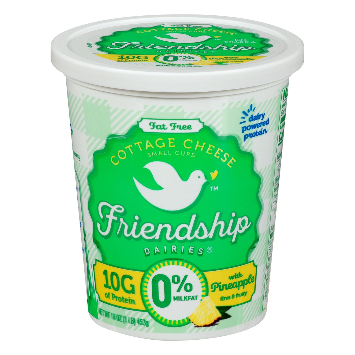 slide 1 of 1, Friendship Dairies Non-Fat Pineapple Cottage Cheese, 16 oz