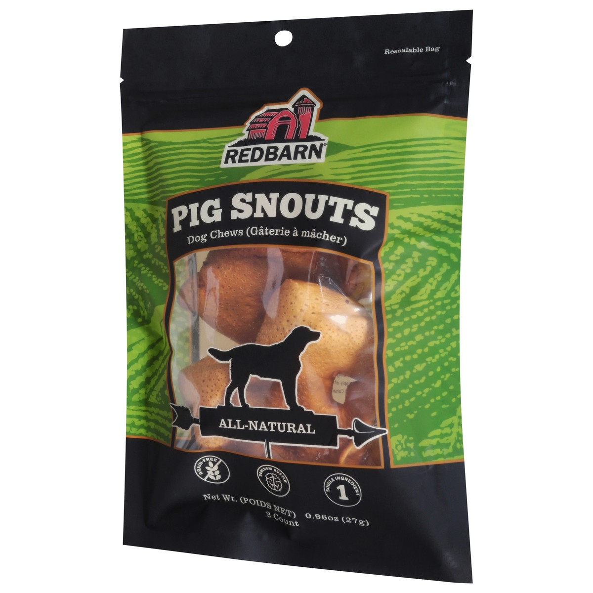 slide 4 of 9, Redbarn Pig Snouts Dog Chews 2 ea, 2 ct