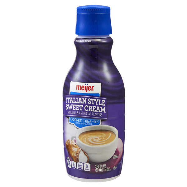 slide 8 of 29, Meijer Italian-Style Sweet Cream Coffee Creamer, 32 oz