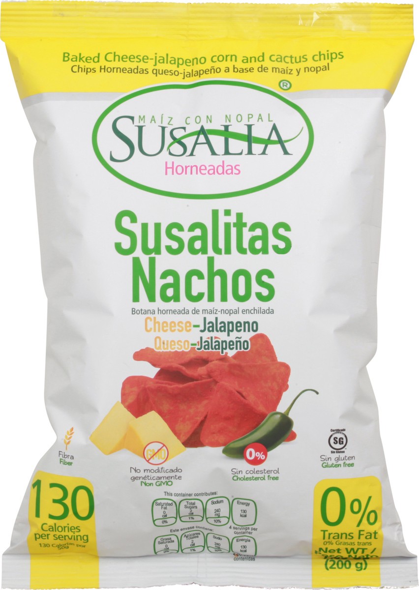 slide 1 of 11, Susalia Cheese Jalapeno Susalitas Nachos 7.05 oz, 7.05 oz