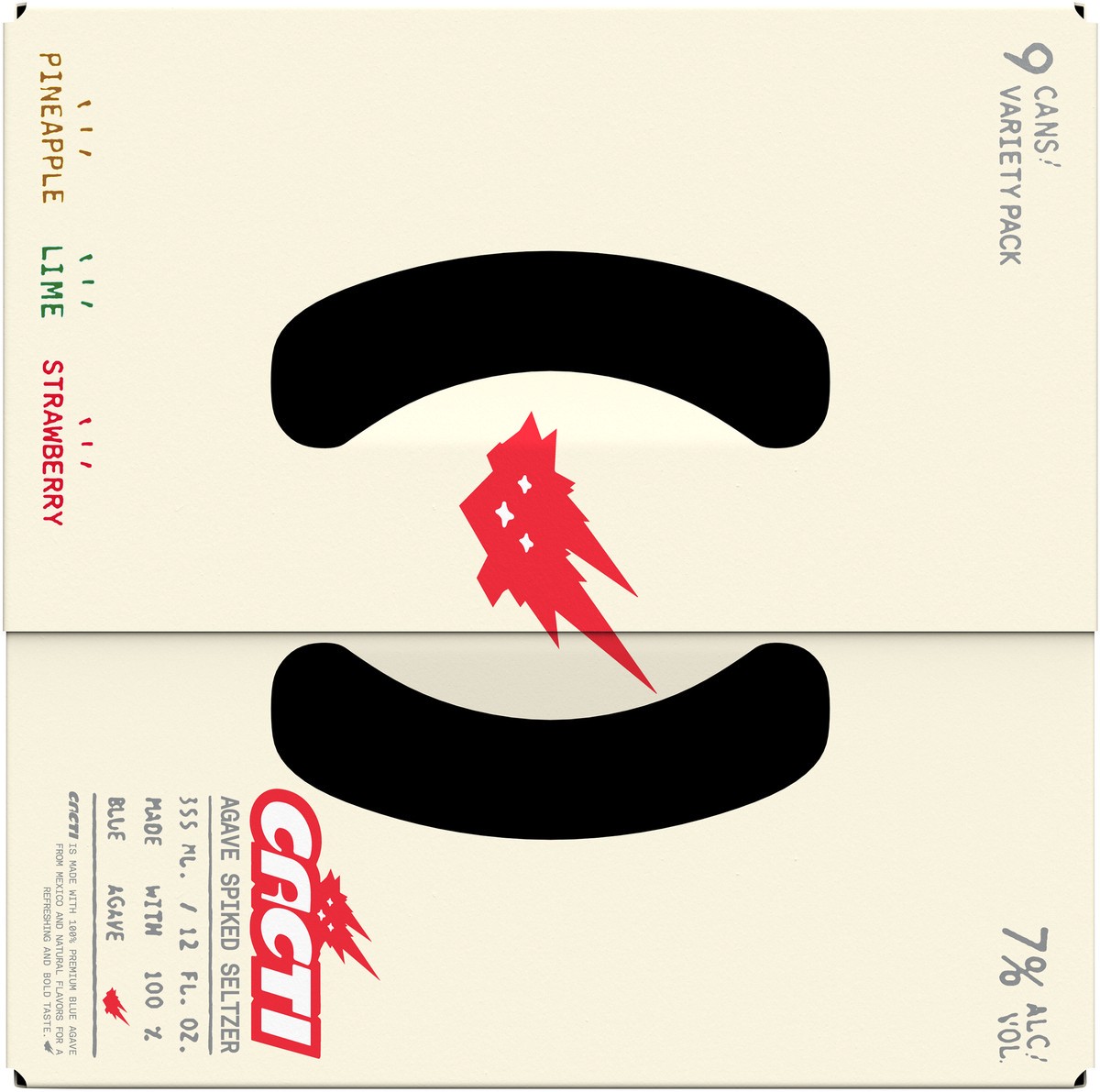 slide 3 of 12, CACTI Seltzer, Spiked, Agave, Variety Pack, 1 ct