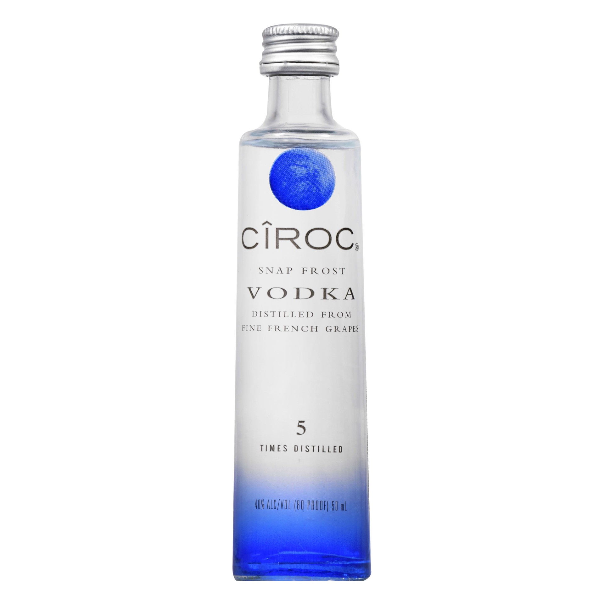 slide 1 of 3, CIROC Ultra-Premium Vodka, 50 mL, 50 ml