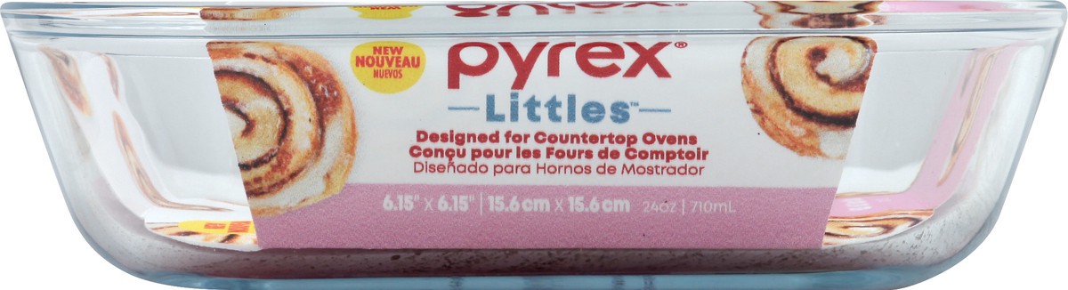 slide 3 of 6, Pyrex Little Square Glassware, 24 oz