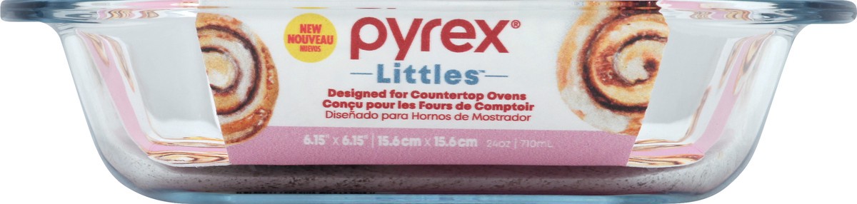 slide 5 of 6, Pyrex Little Square Glassware, 24 oz