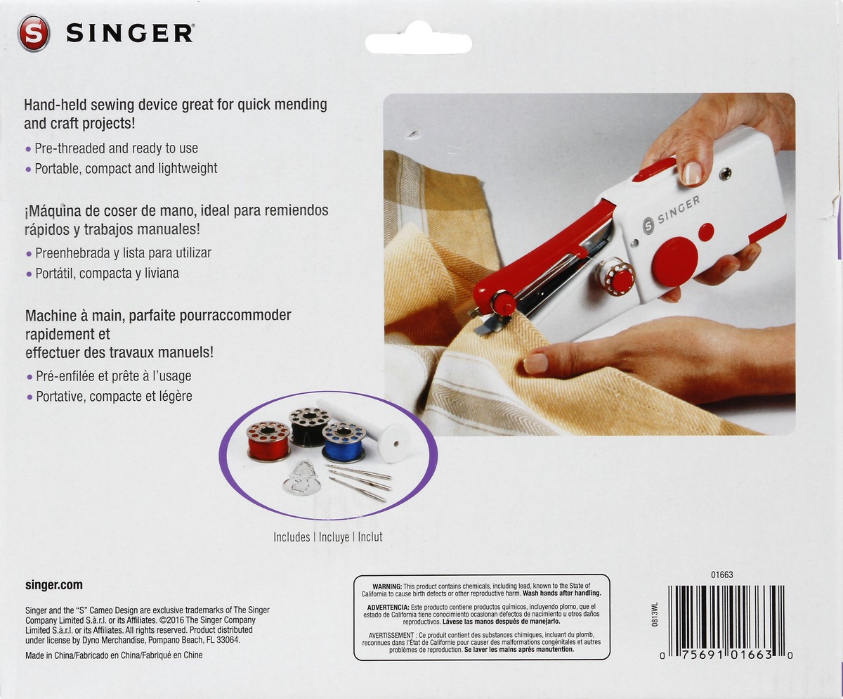 slide 5 of 8, Singer Stitch Sew Quick Portable Mending Machine, 1 ct