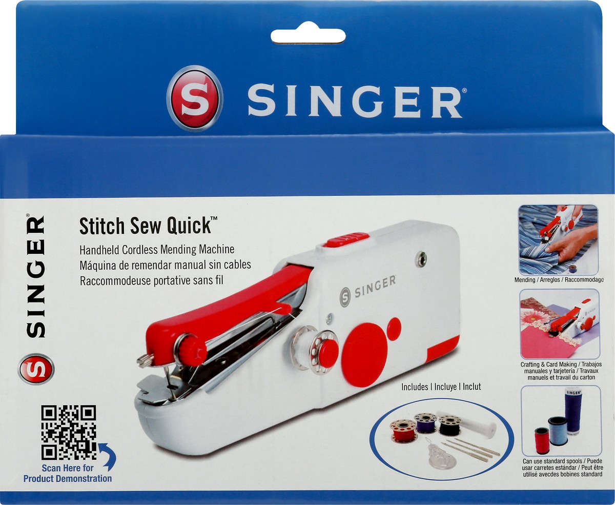 slide 1 of 8, Singer Stitch Sew Quick Portable Mending Machine, 1 ct