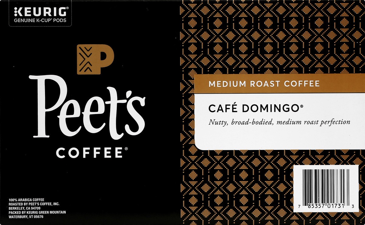 slide 4 of 9, Peets Coffee Medium Roast K-Cup Pods Cafe Domingo Coffee 54 ea, 54 ct