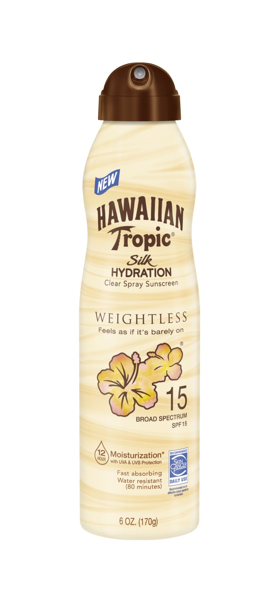 slide 1 of 1, Hawaiian Tropic Silk Hydration Sunscreen Spray Spf 15, 6 oz