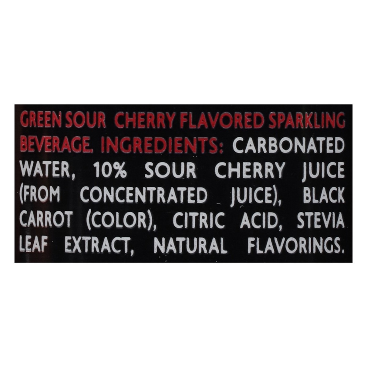 slide 5 of 13, Green Cola Sparkling Sour Cherry Soda with Real Fruit Juice 12 fl oz, 12 fl oz