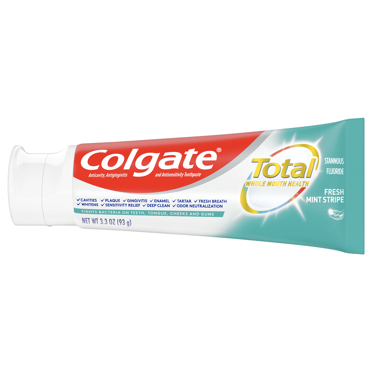 slide 13 of 17, Colgate Total Toothpaste, Fresh Mint Stripe Paste, 3.3 oz