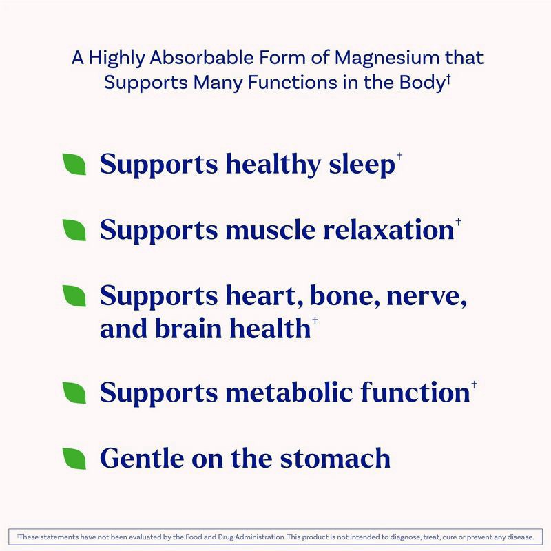 slide 2 of 9, Natrol Magnesium Glycinate 100mg Cherry Lemon Soft Chews, High Absorption Magnesium Supplement for Healthy Sleep and Body, Up to a 30 Day Supply, 30 ct