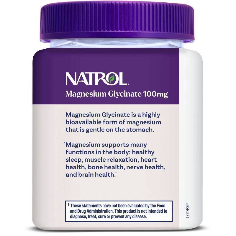 slide 4 of 9, Natrol Magnesium Glycinate 100mg Cherry Lemon Soft Chews, High Absorption Magnesium Supplement for Healthy Sleep and Body, Up to a 30 Day Supply, 30 ct