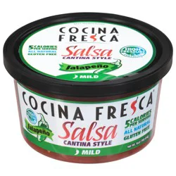 Cocina Fresca Mild Cantina Style Jalapeno Salsa 16 oz