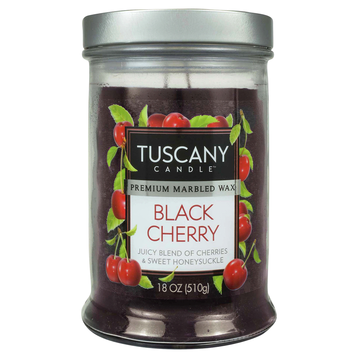 slide 1 of 1, Tuscany Candle Jar Candle, Black Cherry, 18 oz