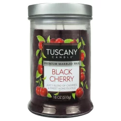 Tuscany Candle Jar Candle, Black Cherry
