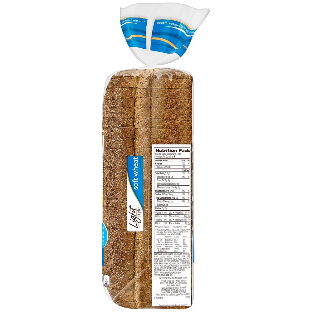 slide 4 of 59, Pepperidge Farm Light Style Soft Wheat Bread - 16oz, 16 oz