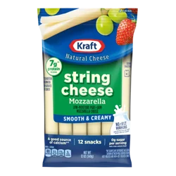 Kraft String Mozzarella Cheese Kraft String Mozz Cheese