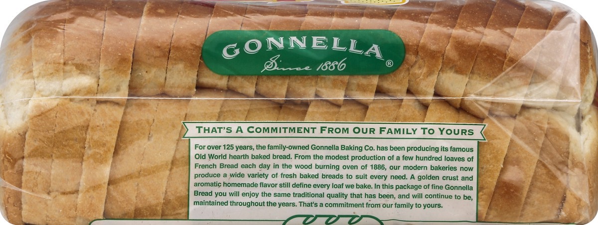 slide 3 of 5, Gonnella Bread, Enriched, White, 16 oz