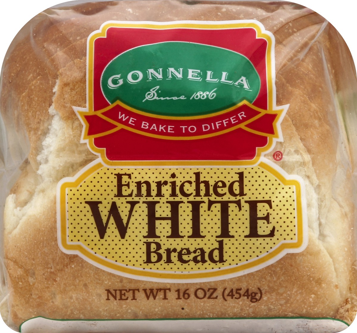 slide 5 of 5, Gonnella Bread, Enriched, White, 16 oz